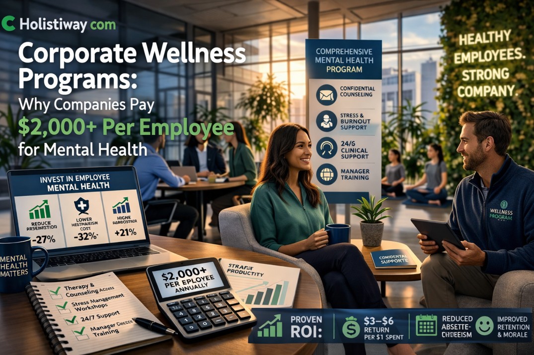 Corporate Wellness Programs Why Companies Pay $2,000+ Per Employee for Mental Health